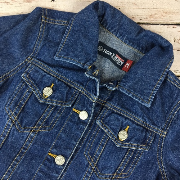 Roxy Quicksilver Teenie Wahine Girls Denim Jacket - Picture 2 of 9